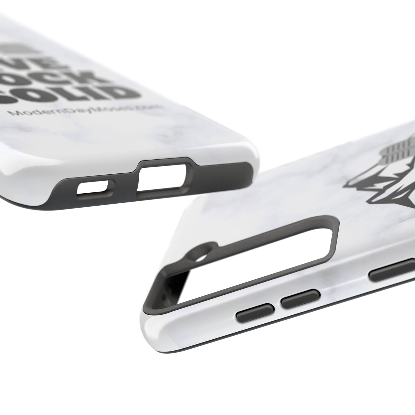 "Live Rock Solid" Inspirational Phone Case - Durable Phone Cover, Gift for Family and Friends, Unique Phone Accessory