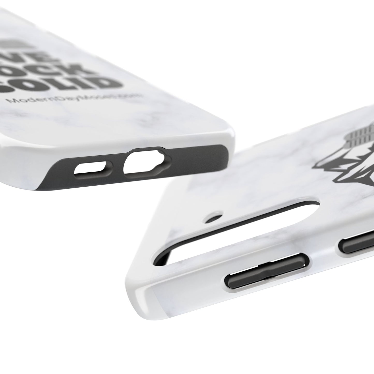 "Live Rock Solid" Inspirational Phone Case - Durable Phone Cover, Gift for Family and Friends, Unique Phone Accessory