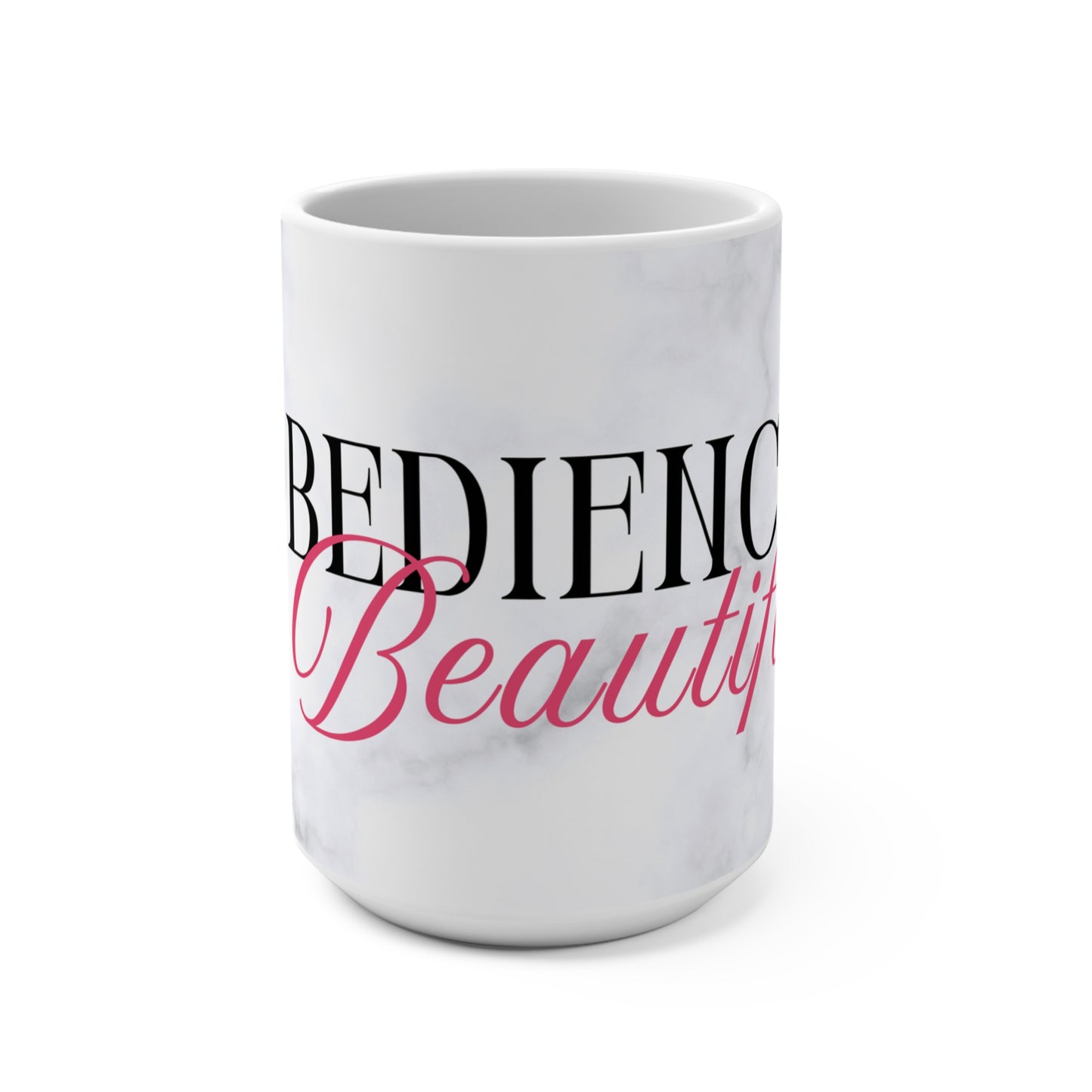 "Obedience is Beautiful" Stylish Mug for Her