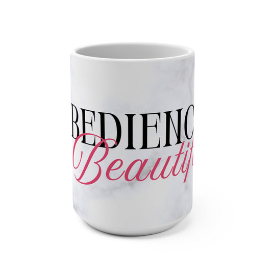 "Obedience is Beautiful" Stylish Mug for Her