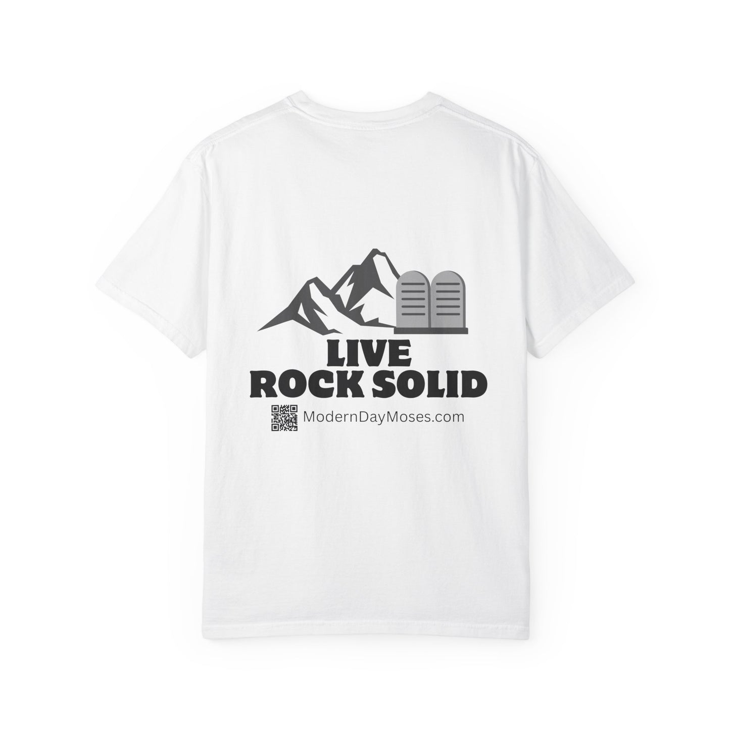 Stylish Men's Faith-Based T-Shirt from Modern Day Moses - Affirm and Promote the Ten Commandments Lifestyle
