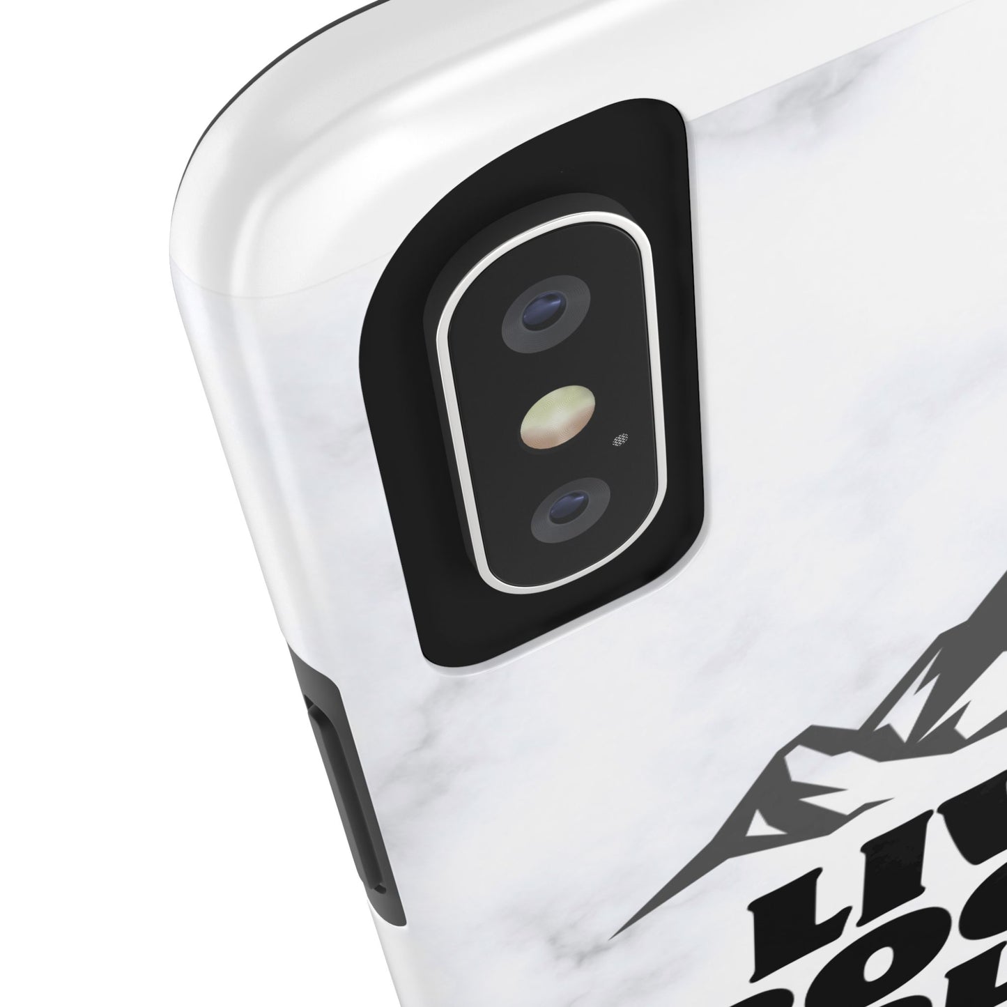 "Live Rock Solid" Inspirational Phone Case - Durable Phone Cover, Gift for Family and Friends, Unique Phone Accessory