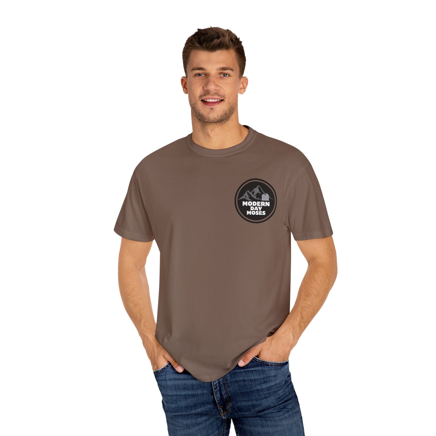 Stylish Men's Faith-Based T-Shirt from Modern Day Moses - Affirm and Promote the Ten Commandments Lifestyle