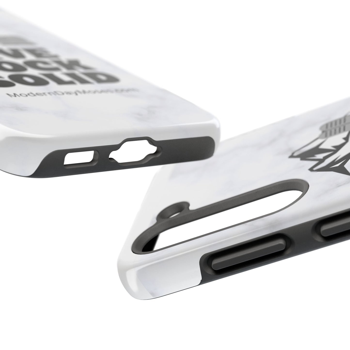 "Live Rock Solid" Inspirational Phone Case - Durable Phone Cover, Gift for Family and Friends, Unique Phone Accessory