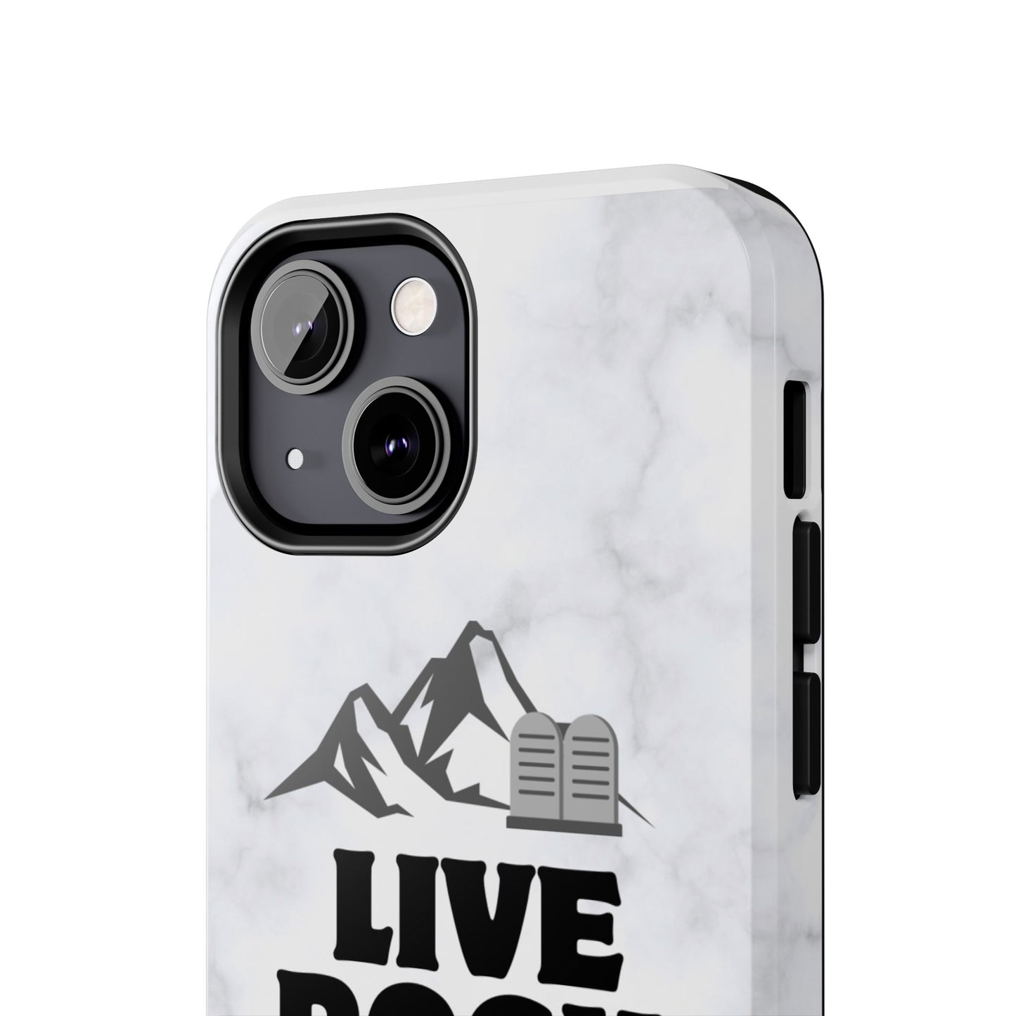 "Live Rock Solid" Inspirational Phone Case - Durable Phone Cover, Gift for Family and Friends, Unique Phone Accessory