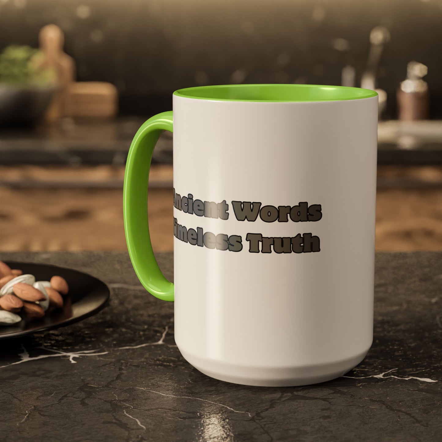 "Ancient Wisdom, Timeless Truth" 15oz Inspirational Mug