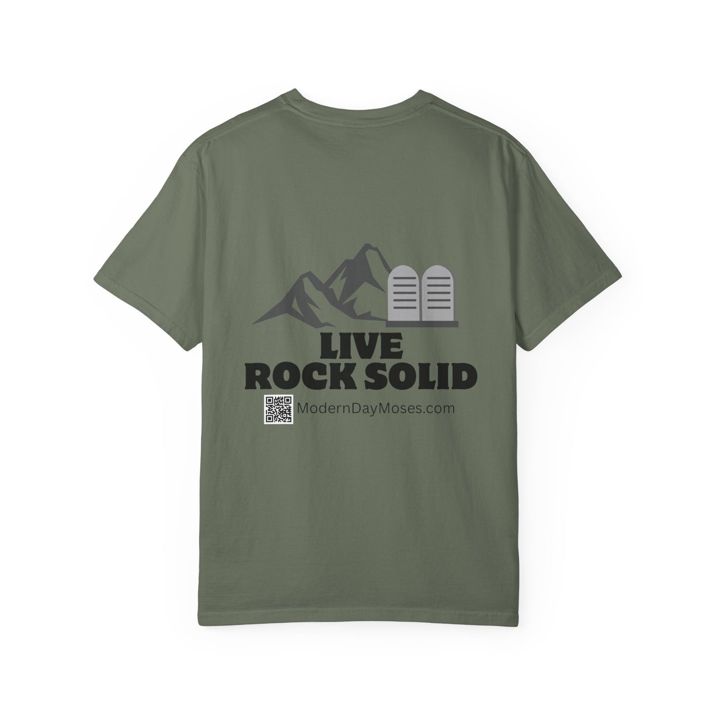 Stylish Men's Faith-Based T-Shirt from Modern Day Moses - Affirm and Promote the Ten Commandments Lifestyle