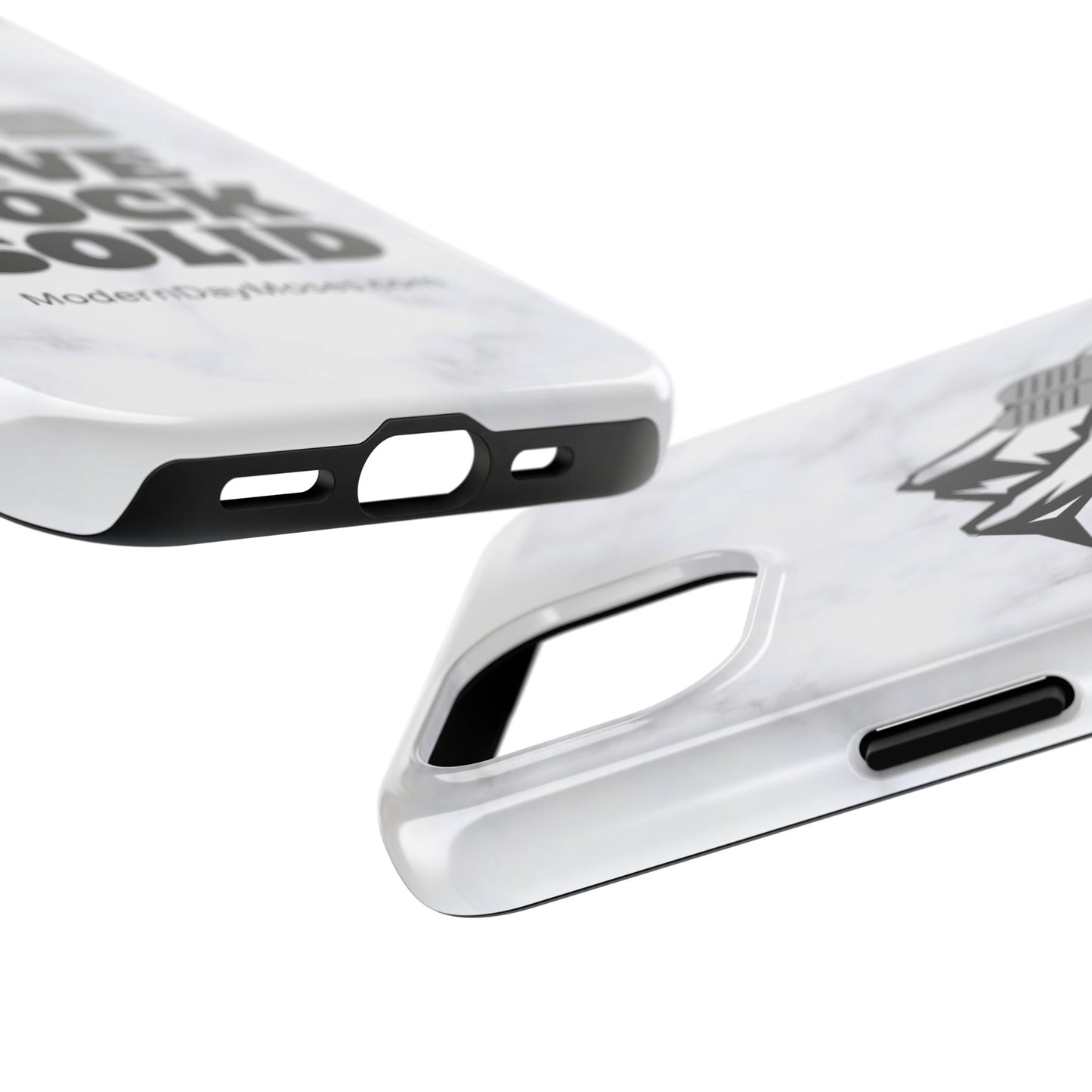 "Live Rock Solid" Inspirational Phone Case - Durable Phone Cover, Gift for Family and Friends, Unique Phone Accessory
