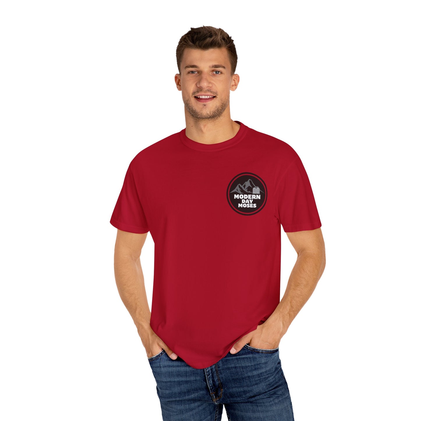 Stylish Men's Faith-Based T-Shirt from Modern Day Moses - Affirm and Promote the Ten Commandments Lifestyle