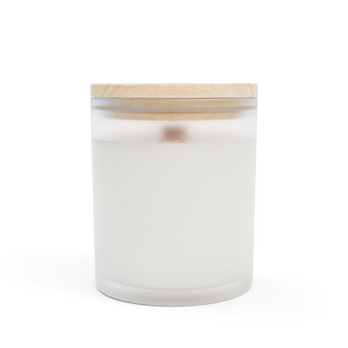 "Reflections on Obedience - The Blessed Virgin Mary" Frosted Glass Candle for Christmas and the Holidays