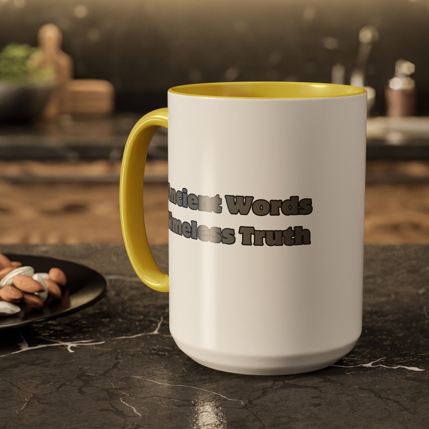 "Ancient Wisdom, Timeless Truth" 15oz Inspirational Mug