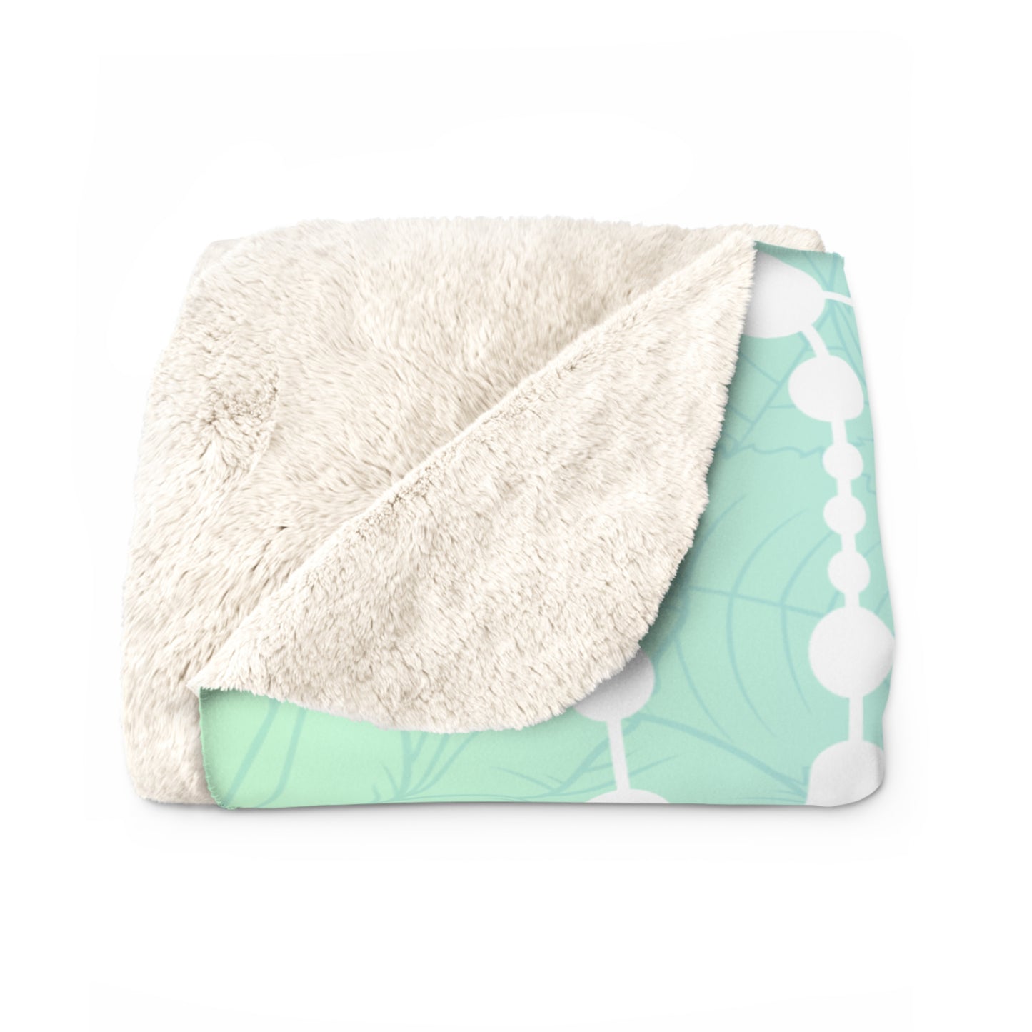 Virgin Mary Sherpa Blanket – 'Behold Your Mother' Catholic Devotional Sherpa Throw