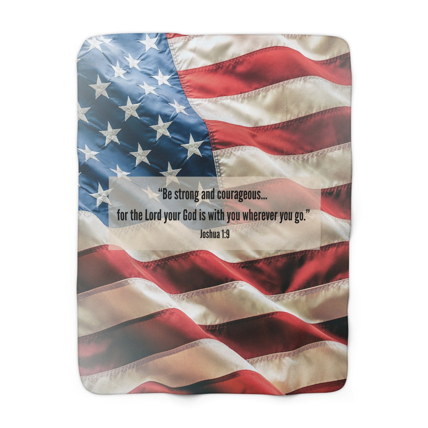 USA American Flag Sherpa Blanket -- Cozy Comfort for Military, Law Enforcement, and Patriots