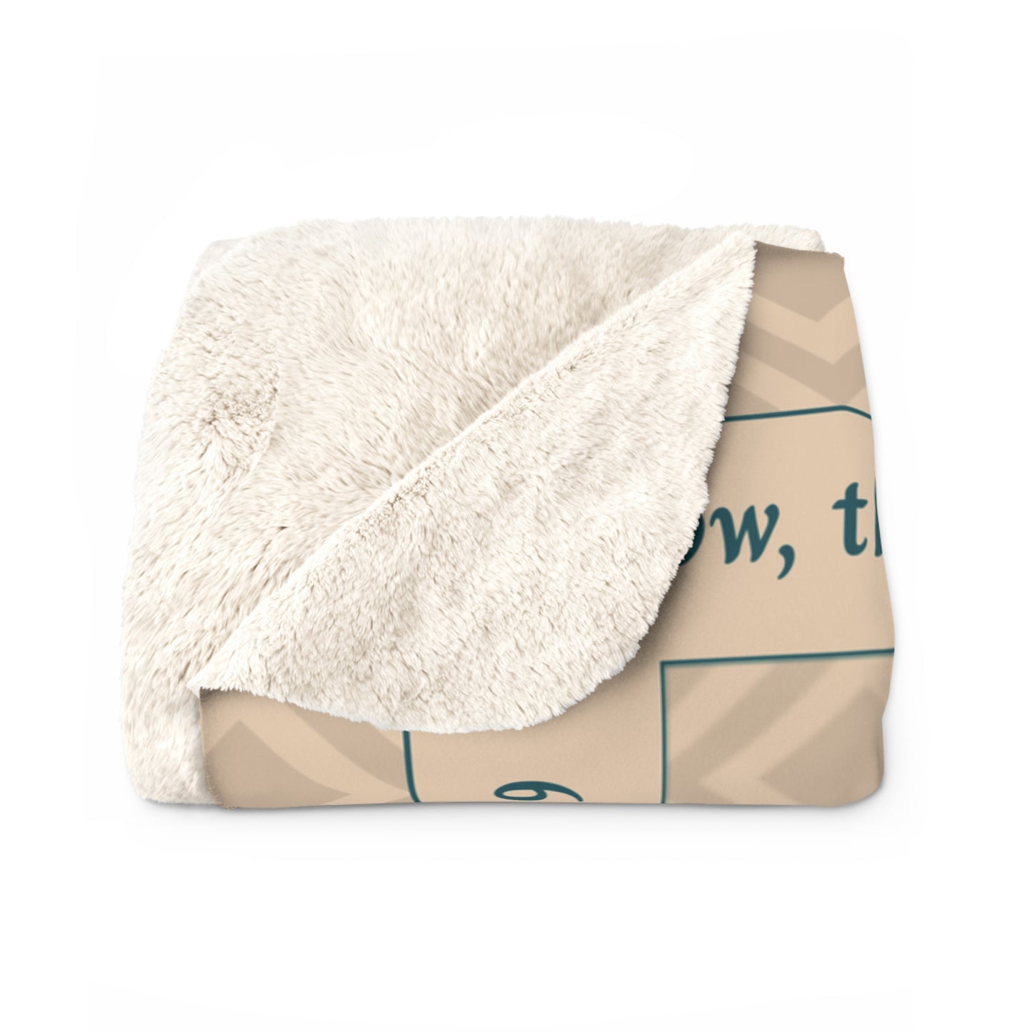 Cozy Scripture Sherpa Fleece Blanket — Deuteronomy 7:9