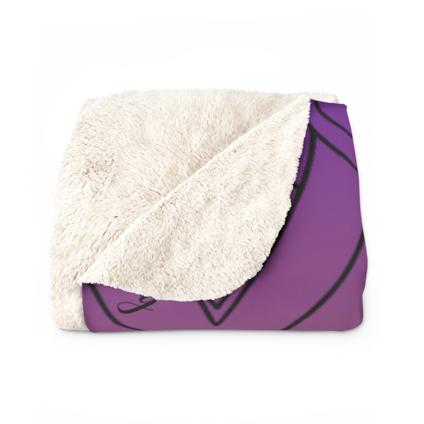 Beautiful Virtues Sherpa Blanket – Cozy Inspirational Throw with Mandala Design