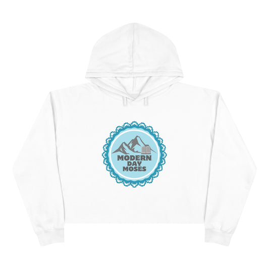 Faith-Based Crop Hoodie with Ten Commandments Design from Modern Day Moses